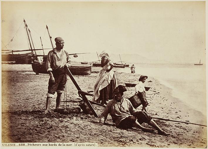 Valence. Pêcheurs aux bords de la mer. (d’après nature)