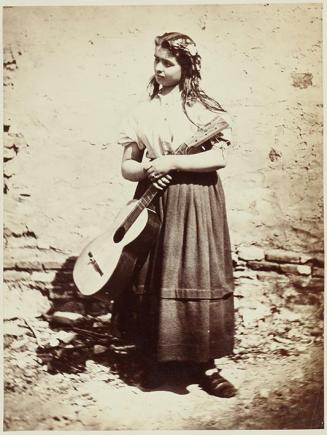 Cordoue. Bohémienne avec sa guitare (d’après nature)