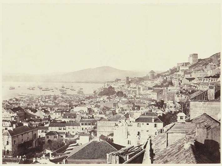 Gibraltar town, looking towards Spain