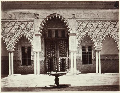 Door of the ambassadors’ hall, at the Alcazar. Seville