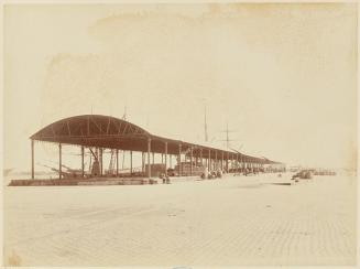 Puerto de Barcelona. Muelle de Barcelona. Mayo de 1888