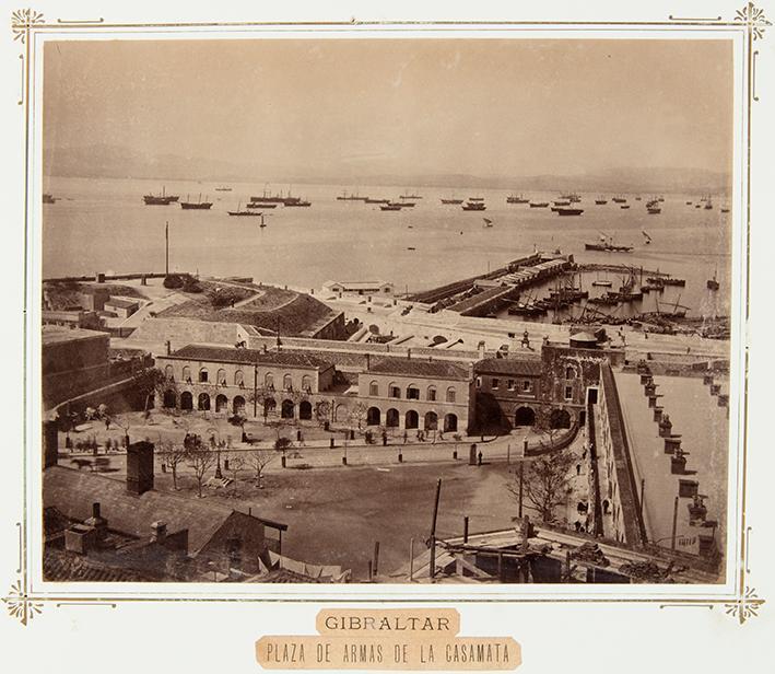 Gibraltar. Plaza de armas de la casamata