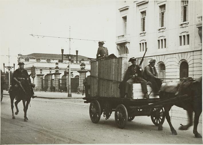 Calles de Barcelona patrulladas por la Guardia Civil