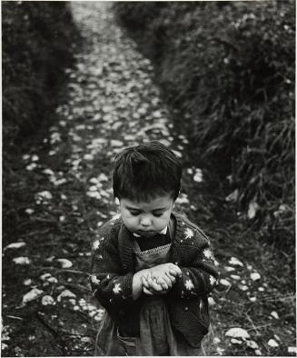 Niña en el camino