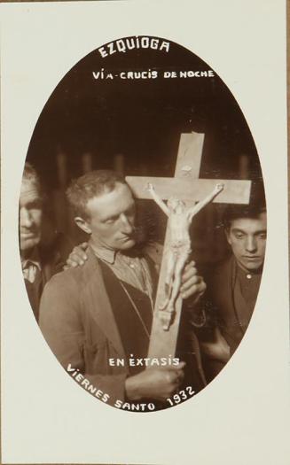 Ezquioga. Viernes Santo 1932. Vía Crucis de noche