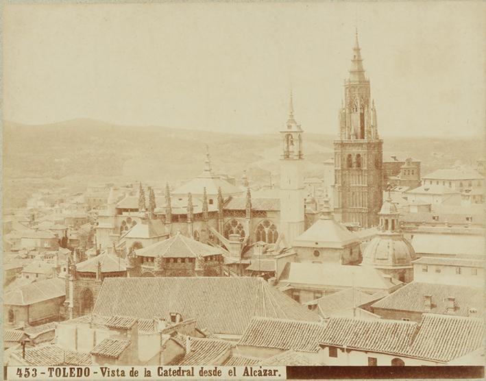 Toledo. Vista de la Catedral desde el Alcázar.