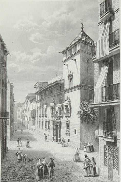 Cataluña. Calle de la puerta Ferrisa. Barcelona